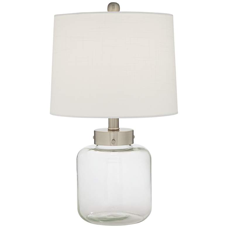 Image 7 360 Lighting 20 1/2" Fillable Glass Canister Accent Lamp with Shells more views
