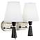 360 Lighting 22" Wide Cherry Plug-In Headboard Wall Lamp with Outlets