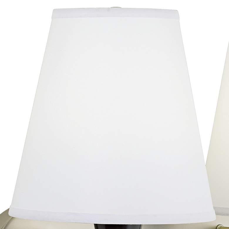 Image 2 360 Lighting 22 inch Wide Cherry Plug-In Headboard Wall Lamp with Outlets more views