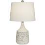 360 Lighting 23 1/2" High Modern Ivory Terrazzo Marble Table Lamp