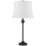 4_360 Lighting 26" High Lynn White Shade Black Buffet Lamps Set of 2 more views