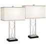 360 Lighting 26" High Open Metal Table Lamps Set of 2