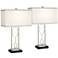 360 Lighting 26" High Open Metal Table Lamps Set of 2