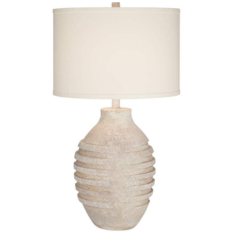 Image 2 360 Lighting 28 inch High Rustic Faux Stone Table Lamp