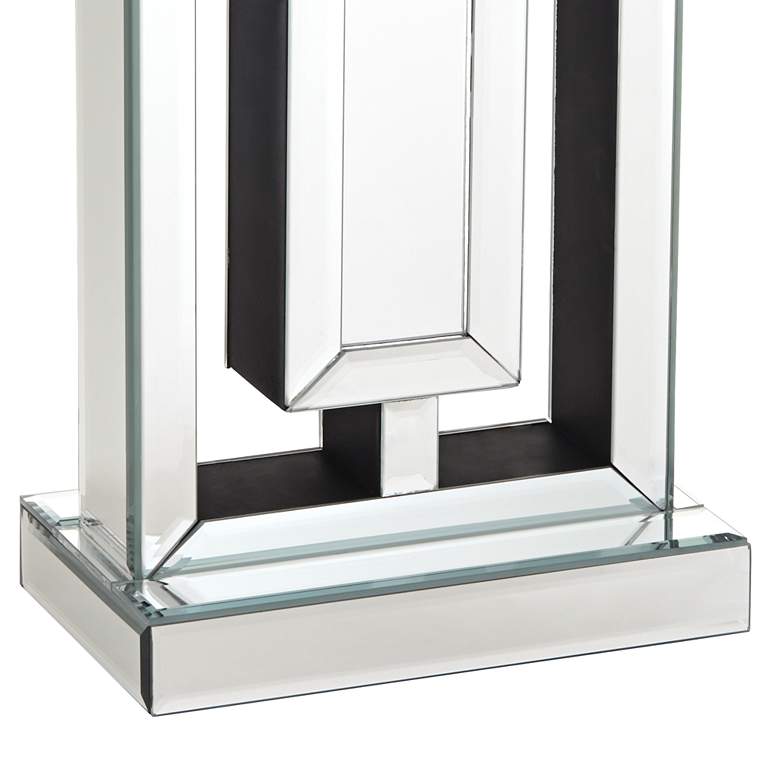 Image 6 360 Lighting 29" High Rectangular Modern Mirrored Table Lamp more views