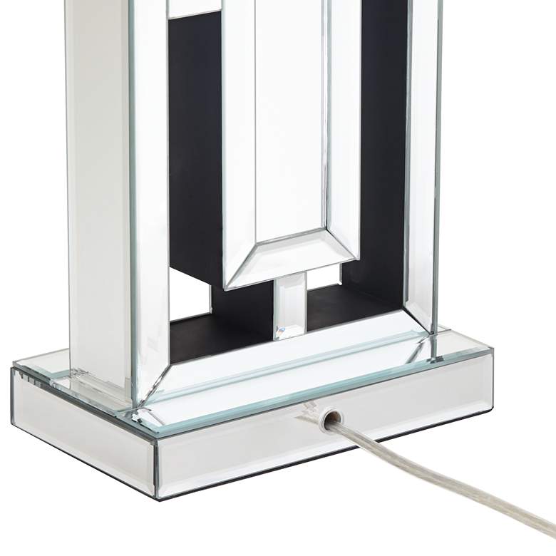 Image 7 360 Lighting 29" High Rectangular Modern Mirrored Table Lamp more views