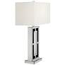 360 Lighting 29" High Rectangular Modern Mirrored Table Lamp