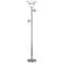 360 Lighting 3-in-1 Brushed Nickel Torchiere Floor Lamp with Side Lights