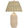360 Lighting 30" High Seagrass Shade Sand Finish Table Lamp
