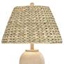 4_360 Lighting 30" High Seagrass Shade Sand Finish Table Lamp more views