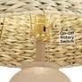 5_360 Lighting 30" High Seagrass Shade Sand Finish Table Lamp more views