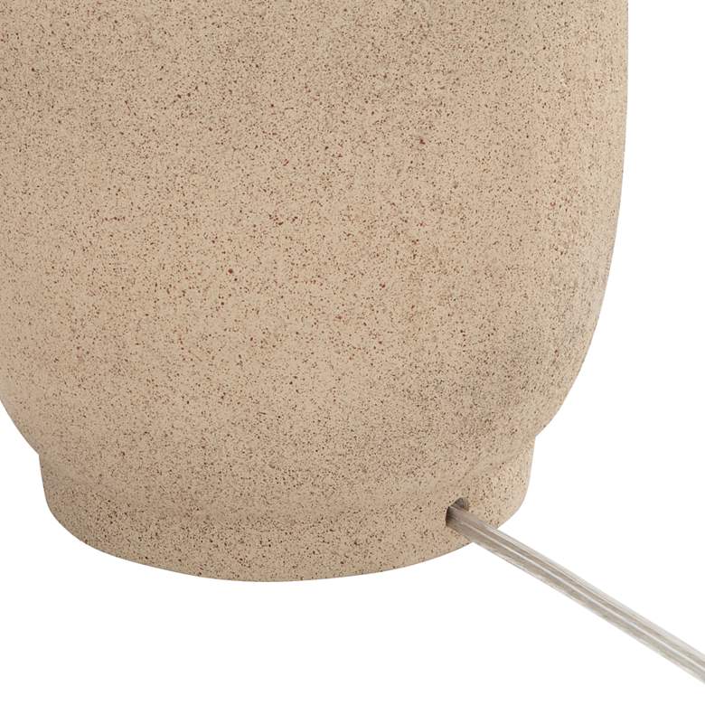 Image 7 360 Lighting 30" High Seagrass Shade Sand Finish Table Lamp more views