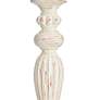 3_360 Lighting 60" Peacock Print Shade Antique White Floor Lamp more views