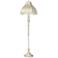 360 Lighting 60" Scallop Shade Antique White Traditional Floor Lamp