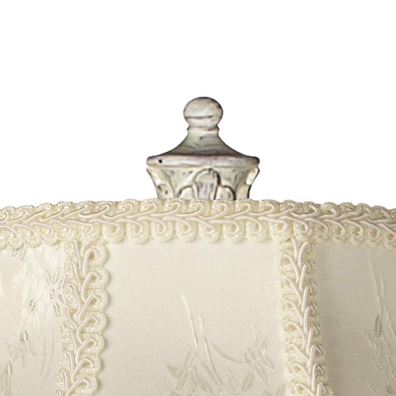 Image 4 360 Lighting 60" Scallop Shade Antique White Traditional Floor Lamp more views