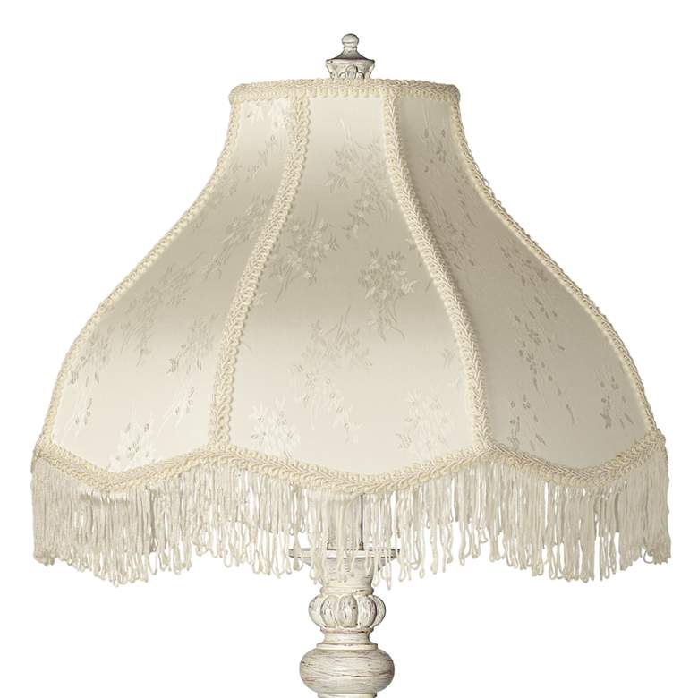 Image 5 360 Lighting 60 inch Scallop Shade Antique White Traditional Floor Lamp more views