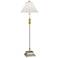 360 Lighting 62" Brushed Nickel Crackle Orb Traditional Floor Lamp