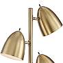 Thumbnail4 of 360 Lighting Aaron 64" Aged Brass Adjustable 3-Light Modern Floor Lamp more views