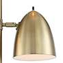 360 Lighting Aaron 64" Brass 3-Light Modern Floor Lamps Set of 2