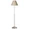 360 Lighting Abba 66" Fine Burlap Empire Twin Pull Chain Floor Lamp