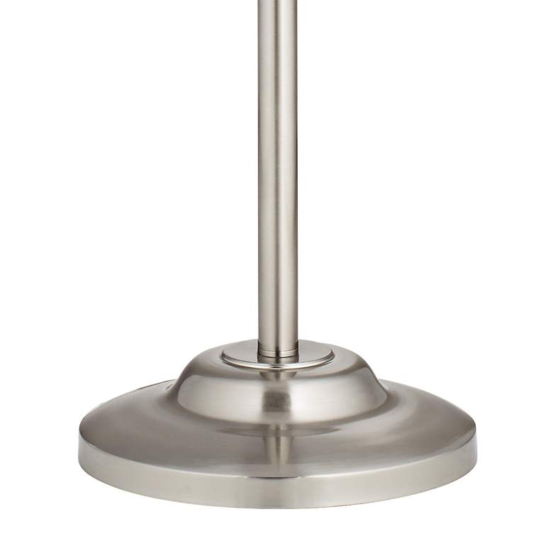Image 3 360 Lighting Abba 66 inch Platinum Gray Shade Twin Pull Chain Floor Lamp more views