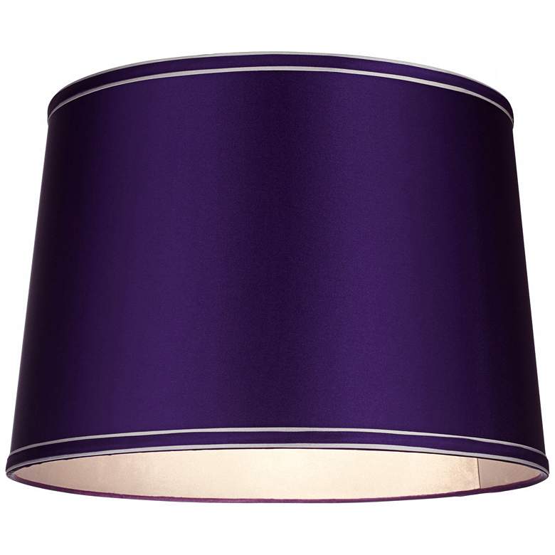 Image 3 360 Lighting Abba 66" Satin Purple and Nickel Pull Chain Floor Lamp more views