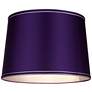 360 Lighting Abba 66" Satin Purple and Nickel Pull Chain Floor Lamp
