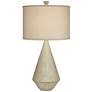 2_360 Lighting Adelis 31" Faux Bleached Wood Modern Table Lamp