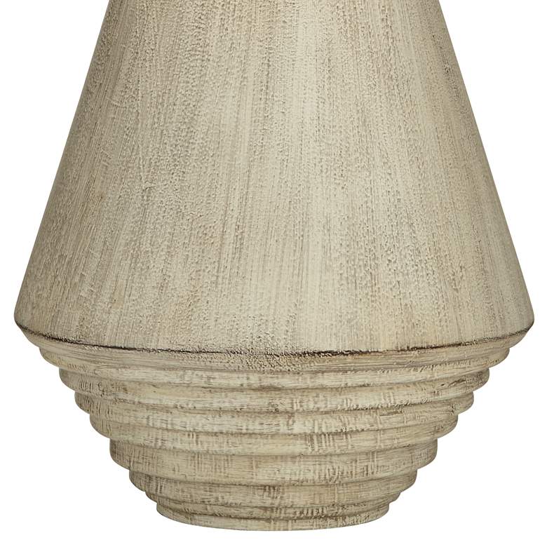 Image 6 360 Lighting Adelis 31" Faux Bleached Wood Modern Table Lamp more views