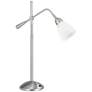 Thumbnail1 of 360 Lighting Adjustable Height Modern Brushed Nickel Table Lamp