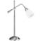 360 Lighting Adjustable Height Modern Brushed Nickel Table Lamp