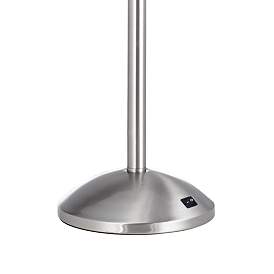 Image3 of 360 Lighting Adjustable Height Modern Brushed Nickel Table Lamp more views