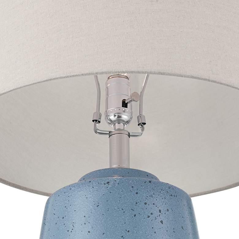 Image 4 360 Lighting Aegean 28" High Coastal Blue Ceramic Table Lamp Set of 2 more views