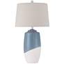 360 Lighting Aegean 28" High Coastal Blue Ceramic Table Lamp Set of 2