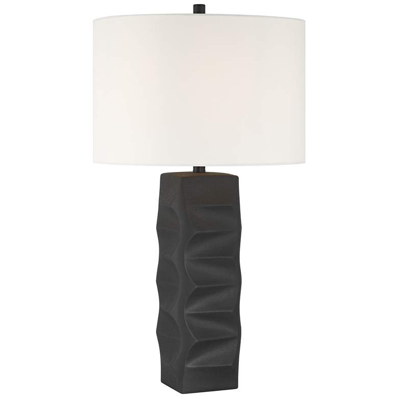 Image 2 360 Lighting Aidan 31" High Modern Black Ceramic Table Lamp