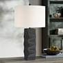 Thumbnail1 of 360 Lighting Aidan 31" High Modern Black Ceramic Table Lamp