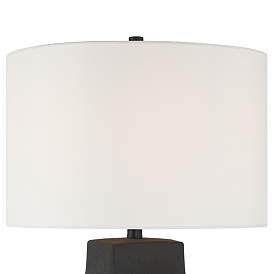 Image3 of 360 Lighting Aidan 31" High Modern Black Ceramic Table Lamp more views