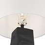 Thumbnail4 of 360 Lighting Aidan 31" High Modern Black Ceramic Table Lamp more views