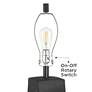 360 Lighting Aidan 31" High Modern Black Ceramic Table Lamp