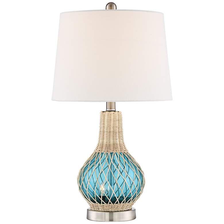 Image 2 360 Lighting Alana 22 3/4" Blue Accent Night Light Lamp with Dimmer