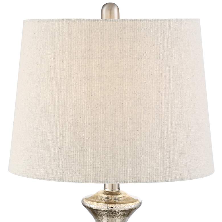 Image 3 360 Lighting Albert 24 3/4" Mercury Glass Gourd Traditional Table Lamp more views