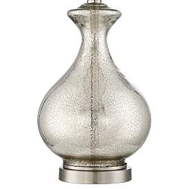 Image4 of 360 Lighting Albert 24 3/4" Mercury Glass Gourd Traditional Table Lamp more views