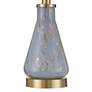 6_360 Lighting Alexia 20" Gold and Blue Glass Table Lamps Set of 2 more views