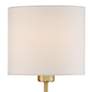 Thumbnail3 of 360 Lighting Amidon Warm Brass Drop Ring Plug-In Wall Lamps Set of 2 more views
