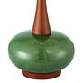 5_360 Lighting Andi 25" Modern Wood and Green Ceramic Table Lamp more views