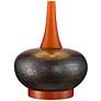 360 Lighting Andi Brown Gourd Modern Ceramic Table Lamps Set of 2