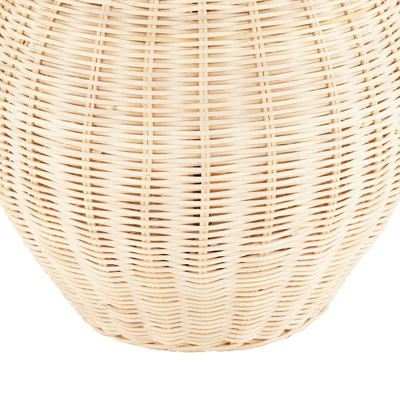Image 6 360 Lighting Anna 27" Coastal Modern Rattan Table Lamps Set of 2 more views