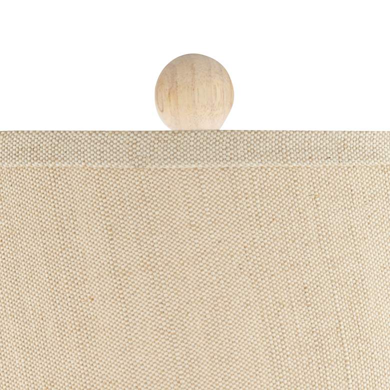 Image 3 360 Lighting Anna 27" High Coastal Modern Light Rattan Table Lamp more views
