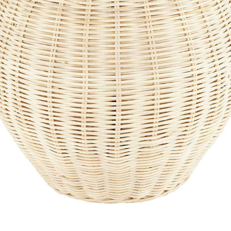 Image 6 360 Lighting Anna 27" High Coastal Modern Light Rattan Table Lamp more views