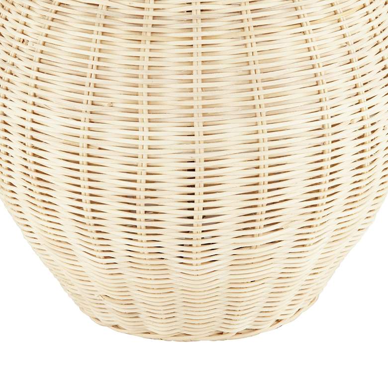 Image 6 360 Lighting Anna 27 inch High Coastal Modern Light Rattan Table Lamp more views